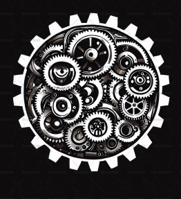 Steampunk Zahnräder
